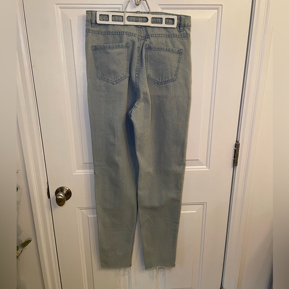 Missguided Jeans - Women's Tall Light Blue Denim Jeans (100% Cotton) - Picture 2 of 5